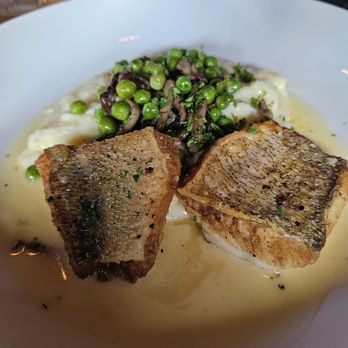 The Walrus Room - Walleye entree - American Near Me - Geneva, Illinois The Walrus Room - Walleye entree - American Near Me - Geneva, Illinois