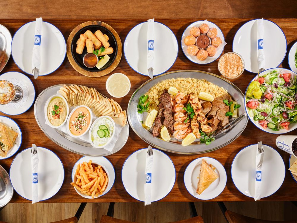 Food from Meraki Greek Grill