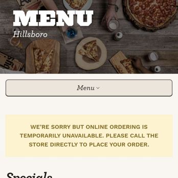 Abby's Legendary Pizza - Still on hold at the 10 min mark and their online ordering is unavailable. Terrible service. - Pizza Near Me - Hillsboro, Oregon