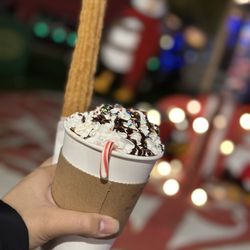 Christmas In The Park - The unspoken rule of needing to get at least one churro & the snowman hot chocolate. I don't make the rules...