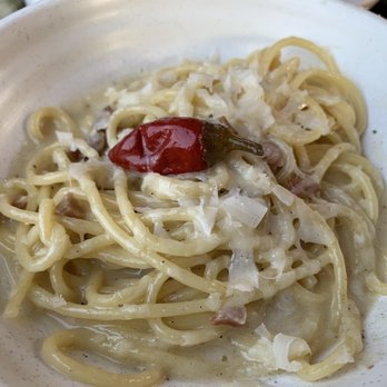 NOLO - Cacio pasta (with pancetta) - Tapas/Small Plates Near Me - New Haven, Connecticut NOLO - Cacio pasta (with pancetta) - Tapas/Small Plates Near Me - New Haven, Connecticut
