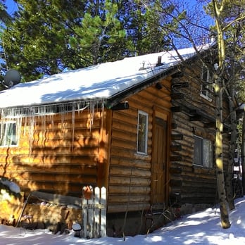 Hideout Cabins - Our cabin the day after snow - Hotels Near Me - Allenspark, Colorado Hideout Cabins - Our cabin the day after snow - Hotels Near Me - Allenspark, Colorado