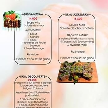 Yaki Zakana - Divers menu - Japanese Near Me - Toulouse, 31 Yaki Zakana - Divers menu - Japanese Near Me - Toulouse, 31