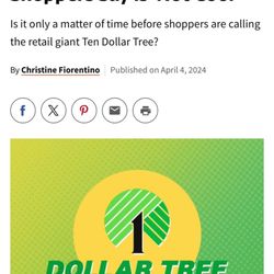 Dollar Tree - Raising their prices again. 4.10.24