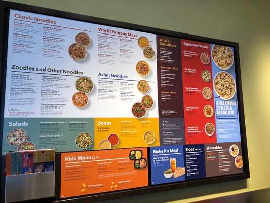 Menu photo 2 Noodles and Company Manchester, CT Menu photo 2 Noodles and Company Manchester, CT