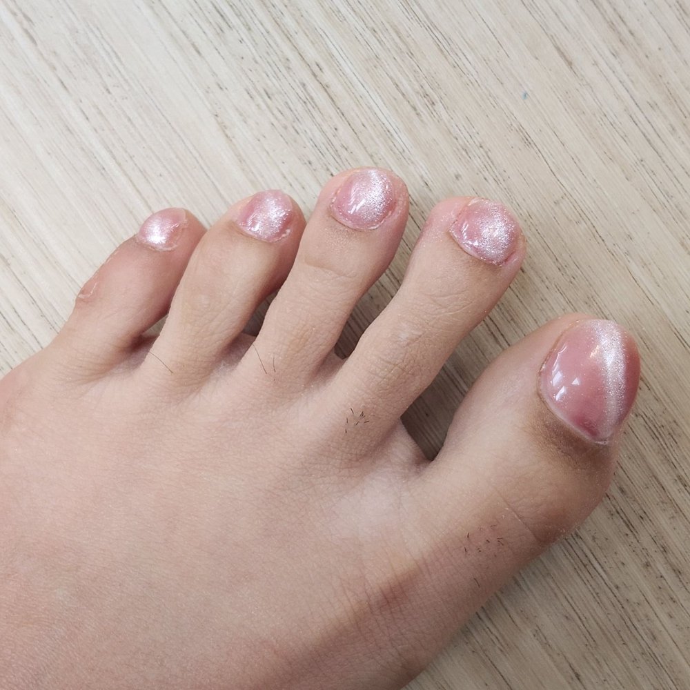 Pure Nails Spa - Beautiful cats eye gel pedicure! - Nail Salons Near Me - Pasadena, California Pure Nails Spa - Beautiful cats eye gel pedicure! - Nail Salons Near Me - Pasadena, California