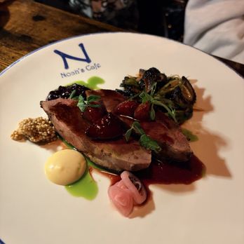 Noah's Cafe - miso duck breast - Japanese Near Me - Vancouver, British Columbia Noah's Cafe - miso duck breast - Japanese Near Me - Vancouver, British Columbia