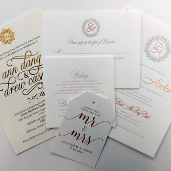 The Copy Shop - Let us put those special touches on your wedding announcements and invitations. Letterpress, foil, custom dies and more! - Printing Services Near Me - Manhattan Beach, California The Copy Shop - Let us put those special touches on your wedding announcements and invitations. Letterpress, foil, custom dies and more! - Printing Services Near Me - Manhattan Beach, California