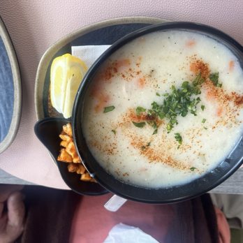 Moussaka Mediterranean Kitchen - Roasted creamy mushroom soup - Mediterranean Near Me - San Leandro, California Moussaka Mediterranean Kitchen - Roasted creamy mushroom soup - Mediterranean Near Me - San Leandro, California