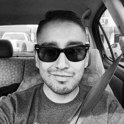 John's Barbershop - High fade with short comb-over.