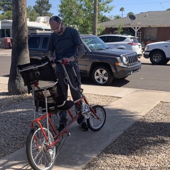 Deft Cycle - Before a quick test ride on this recumbent - Bike Repair/Maintenance Near Me - Tempe , Arizona Deft Cycle - Before a quick test ride on this recumbent - Bike Repair/Maintenance Near Me - Tempe , Arizona