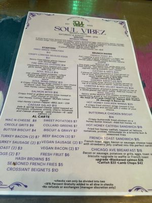 Menu photo 4 Soul Vibez - Chicago Chicago, IL