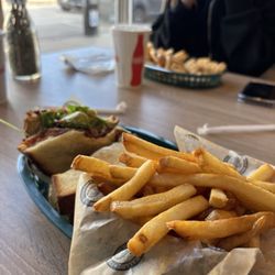 The Fat Shallot -Evanston - Truffle BLT and Truffle Fries