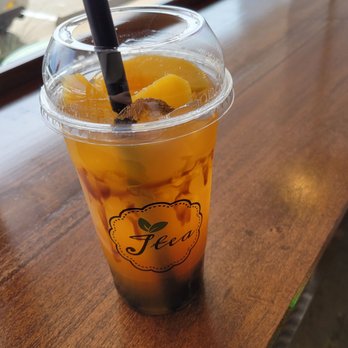 JTEA 1960 - Peach tea - Bubble Tea Near Me - Houston, Texas