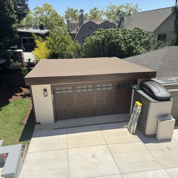 United Front Roofing - Finished product after removing old roof, adding more slope, adding a new roof, and installing a new gutter on the back side. - Roofing Near Me