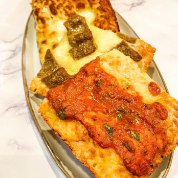Five Squared Pizza - Gyro Slice, Italian Beef with Giardinera Slice, Cheese Slice - Pizza Near Me - Chicago, Illinois