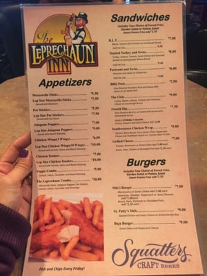Menu photo 7 Leprechaun Inn Salt Lake City, UT