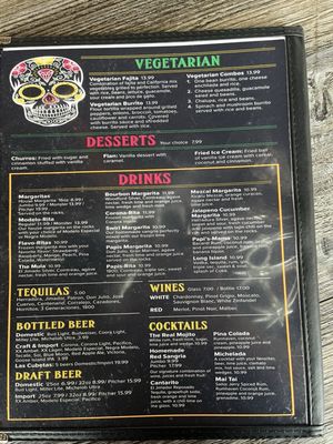 Menu photo 5 Papi’s Mex Grill And Bar Carrollton, KY