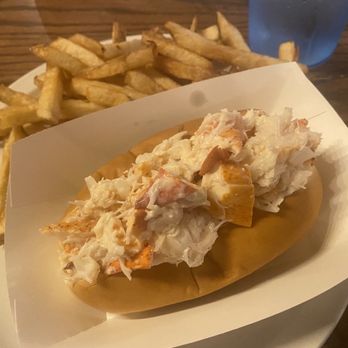 Bob's Seafood - Lobster Roll With French Fries - Seafood Markets Near Me - Windham, Maine