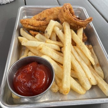 Camp Outpost - Kids Chicken Strips w/Fries - New American Near Me - San Antonio, Texas