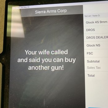 Sierra Arms Corp. - Love their humor here - Guns & Ammo Near Me - Modesto, California Sierra Arms Corp. - Love their humor here - Guns & Ammo Near Me - Modesto, California