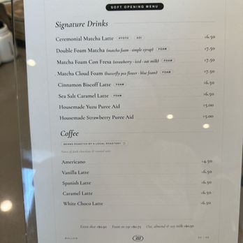 Cafe Mallow - Drink menu- July 2026 - Coffee & Tea Near Me - Downey, California