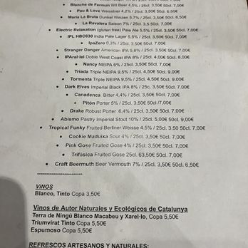 Abirradero - Beer menu - Beer Bar Near Me - Barcelona, B