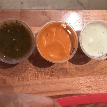 Torchy's Tacos - Sauces that came with the tacos - Tex-Mex Near Me - Houston, Texas Torchy's Tacos - Sauces that came with the tacos - Tex-Mex Near Me - Houston, Texas