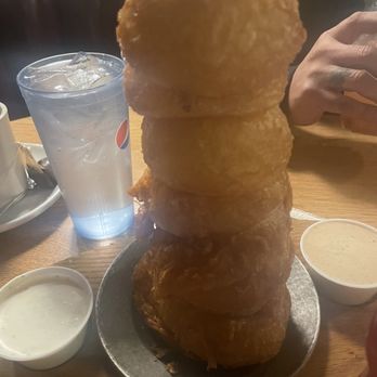 Steer'n Stein - Onion ring tower - Steakhouses Near Me - Moreno Valley, California