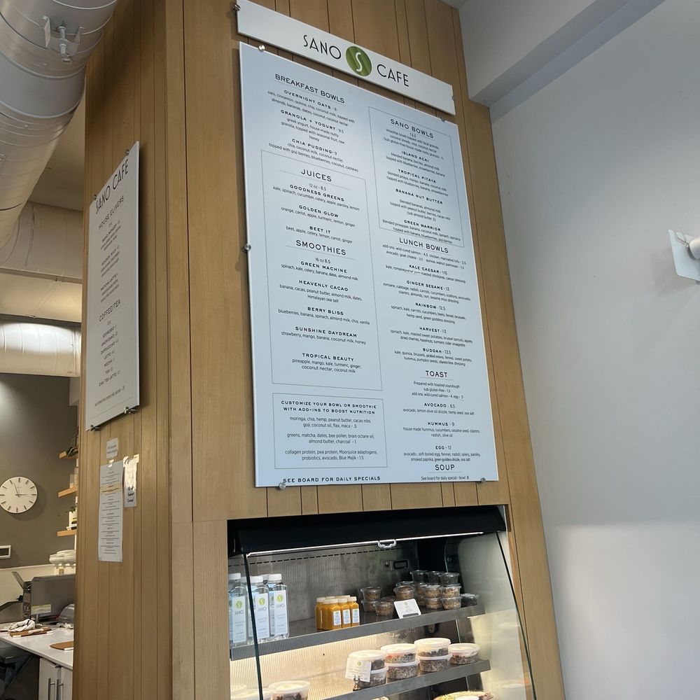 Sano Cafe - Menú - Salad Near Me - Mercer Island, Washington Sano Cafe - Menú - Salad Near Me - Mercer Island, Washington
