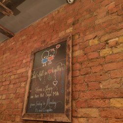Cafe Mama Pho - Valentine's special - a cup of lukewarm milk