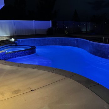 Pacific Paradise Pools - Night view - General Contractors Near Me - Orange, California Pacific Paradise Pools - Night view - General Contractors Near Me - Orange, California