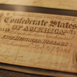 Waukesha County Historical Society & Museum - Confederate cash.