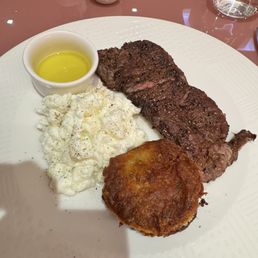 Steak and eggs