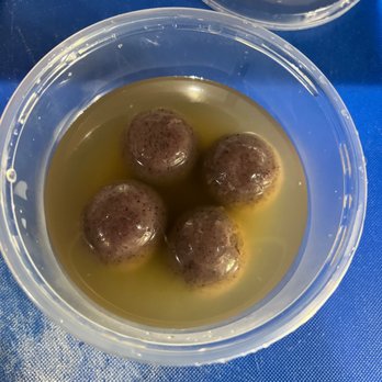 Sweet Indulgence - The purple glutinous rice balls and ginger syrup - Desserts Near Me - Millbrae, California Sweet Indulgence - The purple glutinous rice balls and ginger syrup - Desserts Near Me - Millbrae, California