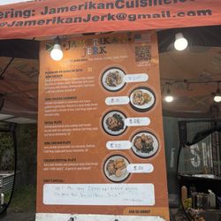 Jamerikan Jerk - Menu