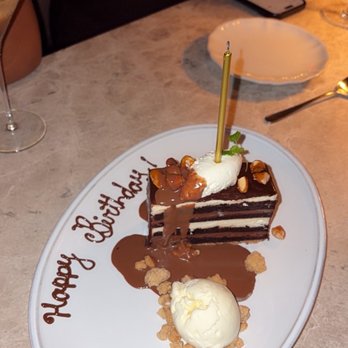 La Padrona Boston - Birthday chocolate cake - Cocktail Bars Near Me - Boston, Massachusetts La Padrona Boston - Birthday chocolate cake - Cocktail Bars Near Me - Boston, Massachusetts