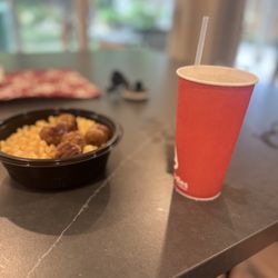 Noodles and Company - Wisconsin Mac and Cheese and Sprite