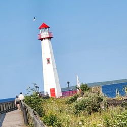 Huron Boardwalk - Chief Wawatam Lighthouse