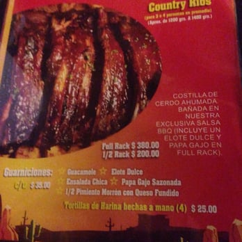 Country Ribs Metepec - American Near Me - Metepec, MEX