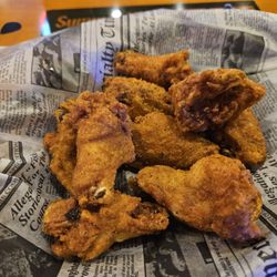 The Babylon Bar and Grill - Wings with Fire Ranch rub