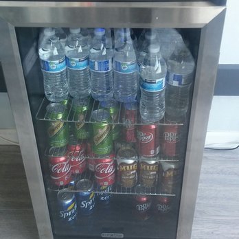 G5 Tint Shop - Fridge full of drinks while you wait. - Home Window Tinting Near Me - Pasadena, California