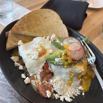 Urban Egg - Downtown Denver - My - stabbed to check egg - carnitas bowl marketed - Breakfast & Brunch Near Me - Denver, Colorado