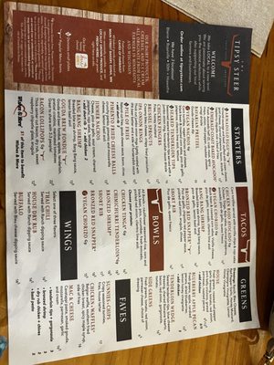 Menu photo 8 Tipsy Steer Blaine, MN