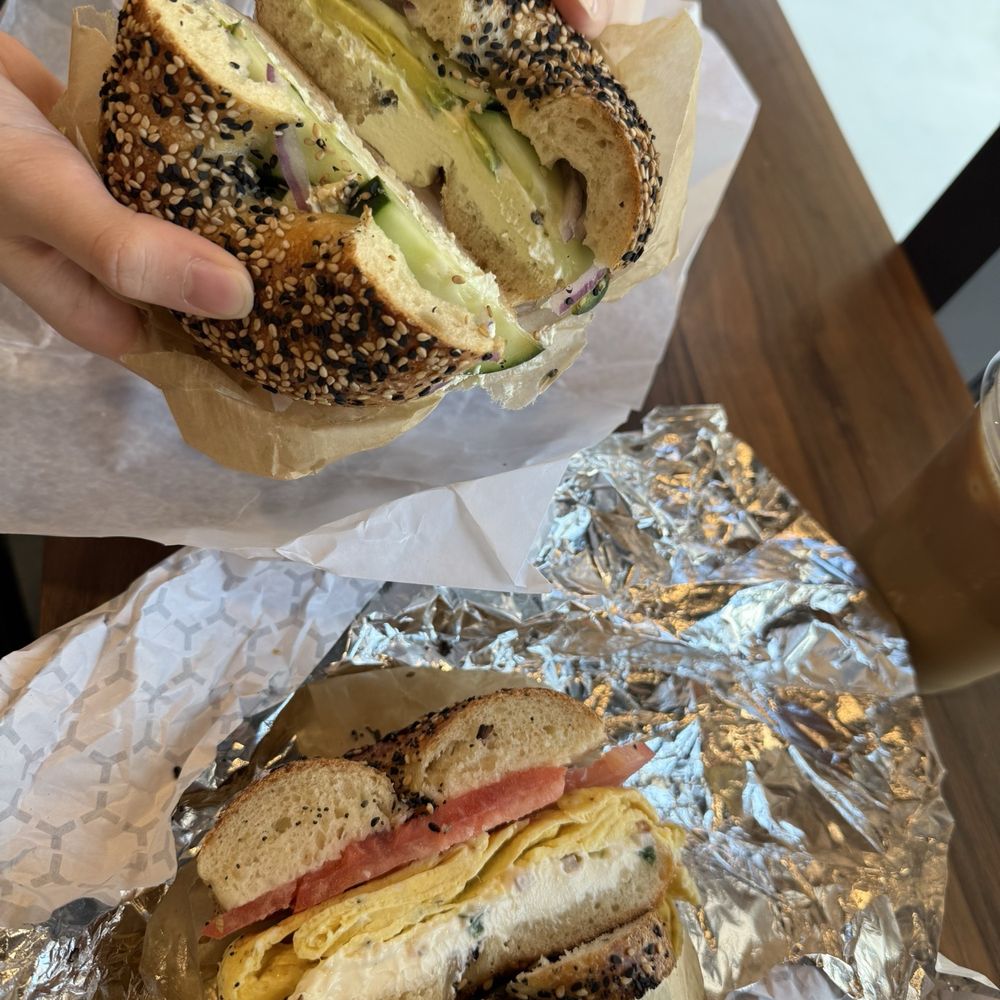 Bo's Bagel - Sushi bagel w/o lox lol. (They fixed it after) - Bagels Near Me - Ann Arbor, Michigan Bo's Bagel - Sushi bagel w/o lox lol. (They fixed it after) - Bagels Near Me - Ann Arbor, Michigan