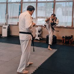 Knorr's Academy of Hapkido - Working through new Black Belt techniques