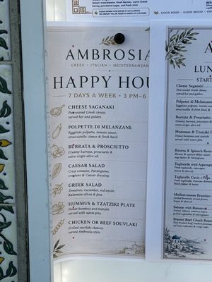 Menu photo 1 Ambrosia Los Angeles, CA Menu photo 1 Ambrosia Los Angeles, CA