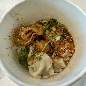 Bafang Dumpling - Spicy wonton side - Taiwanese Near Me - San Diego, California
