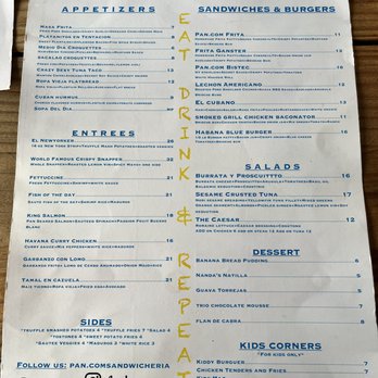 EL Patio Live By Restaurant - Menu, as of April 2022 - Sandwiches Near Me - Hialeah, Florida