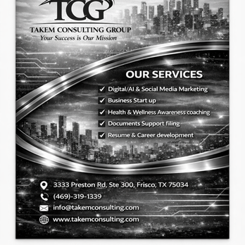 Takem Consulting Group - Our Services and contact information - Business Consulting Near Me - Frisco, Texas Takem Consulting Group - Our Services and contact information - Business Consulting Near Me - Frisco, Texas